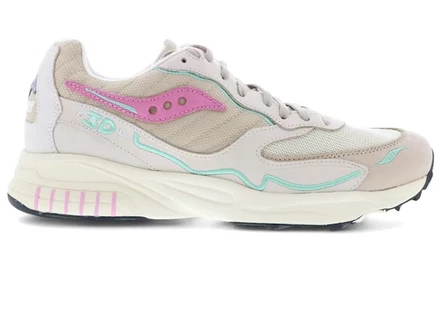 Мужские кроссовки Saucony 3D Grid Hurricane Premium, кремово-розовые