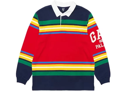 Мужская регбийная рубашка Palace x Gap, мультицвет
