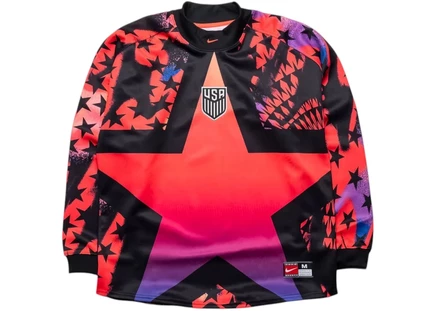 Вратарская футболка Nike USA Authentic, черная/ярко-алая