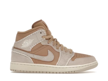 Женские кроссовки Jordan 1 Mid SE Cozy Girl