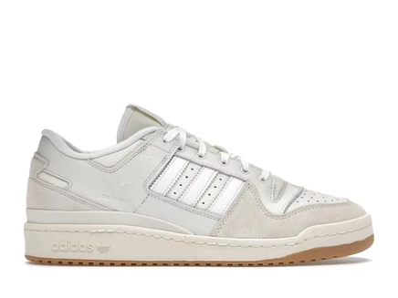 Мужские кроссовки adidas forum 84 low adv, бело-коричневые
