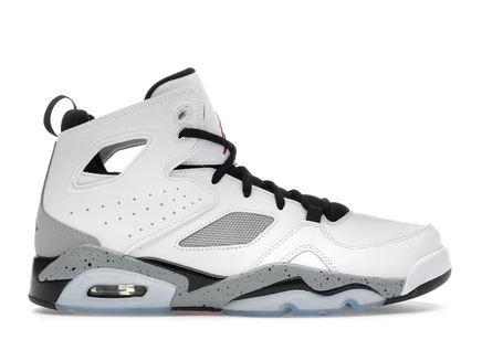 Мужские кроссовки Jordan Flight Club 91, бело‑серо‑черные