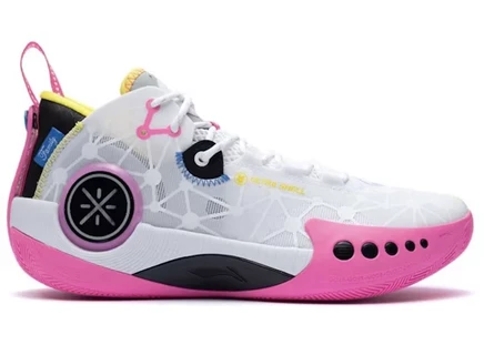 Мужские кроссовки Li-Ning Wade Shadow 3, бело-розовые