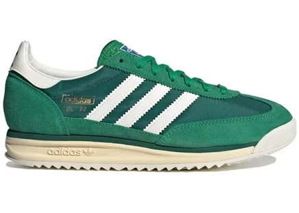 Мужские кроссовки adidas sl 72 rs, зеленые/белые