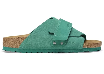 Birkenstock Kyoto Nubuck Suede Digital Green digital green