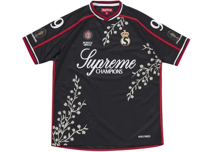 Джерси Supreme Floral Soccer, черное