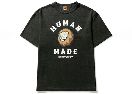 Мужская футболка HUMAN MADE x HBX Lion Graphic, черная