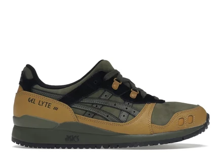 Мужские кроссовки Asics Gel-Lyte III, оливково-бежевые