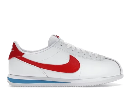 Женские кроссовки Nike Cortez Forrest Gump (2024), бело-красно-синие