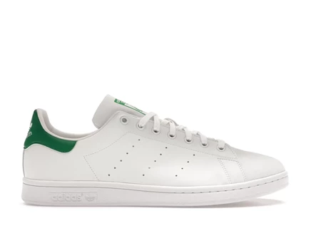 Мужские кроссовки Adidas Stan Smith Forever PRIMEGREEN, белые