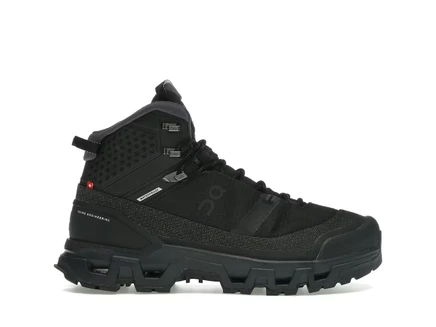 Женские треккинговые кроссовки on cloudrock trek waterproof, черные