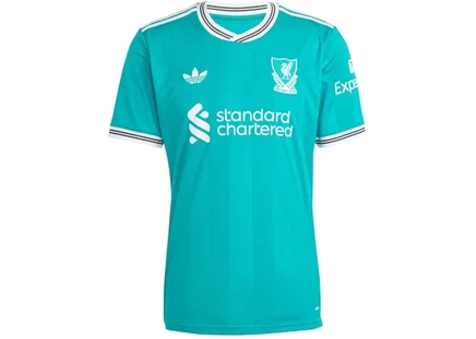 Мужская футболка Adidas Liverpool 25/26, морская волна