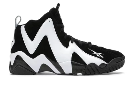 Мужские кроссовки Reebok Kamikaze II, черно‑белые (2020)