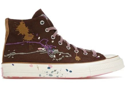 Унисекс кеды Converse Chuck 70 Bandulu, капучино/бордовый/мульти