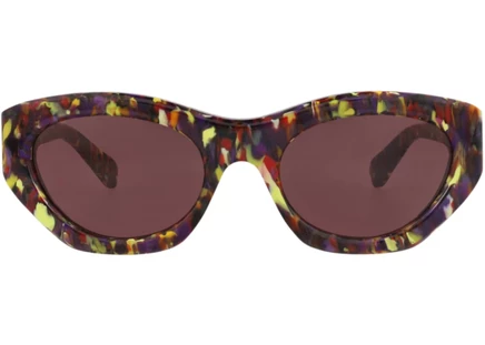Женские очки Chloe Cat Eye из переработанного ацетата, фиолетовые
