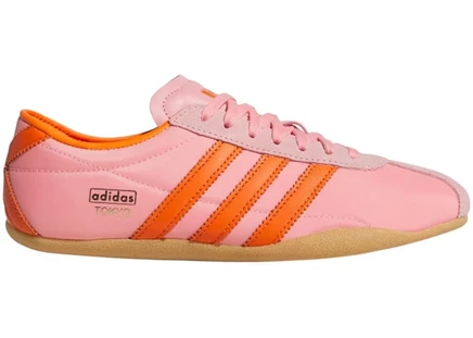 Женские кроссовки Adidas Tokyo, розово-оранжево-золотистые