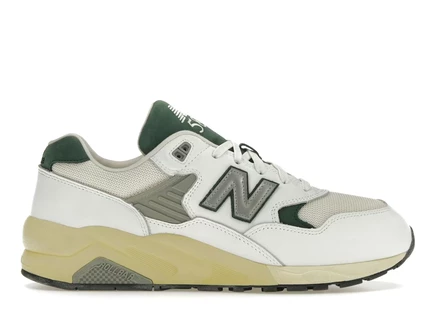 Мужские кроссовки New Balance 580, белые/темно-зеленые