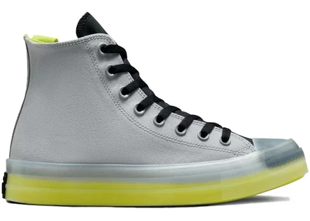 Унисекс кроссовки Converse Chuck Taylor All Star, пепельно-серые/черные/лайм