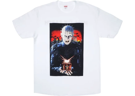 Supreme Hellraiser Hell on Earth Tee White white