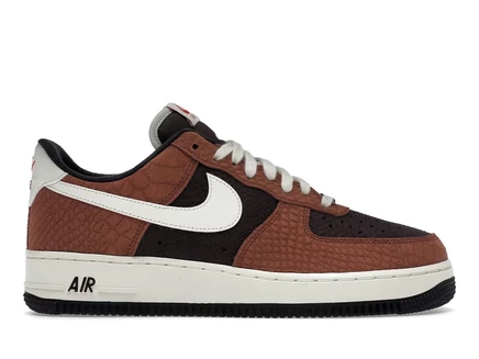 Мужские кроссовки Nike Air Force 1 Low, коричневые/слоновая кость