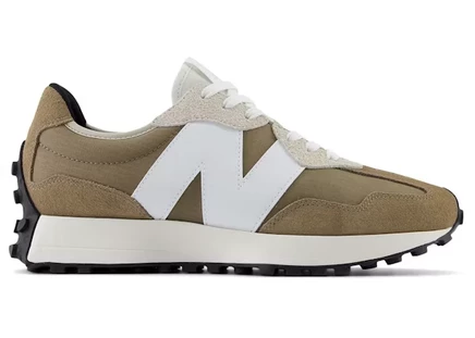 Кроссовки New Balance 327, коричнево-белые