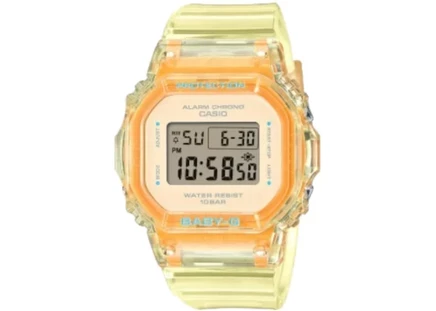 Женские часы Casio Baby-G BGD-565SJ-9E, с желтым циферблатом