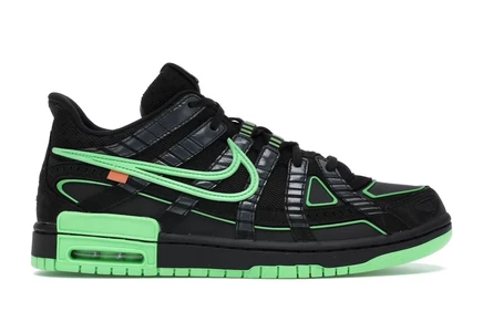 Мужские кроссовки Nike Air Rubber Dunk Off-White, зеленые