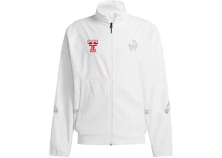 adidas Raiders Patrick Mahomes Too Cold Woven Player Travel Zne Jacket Red White red white