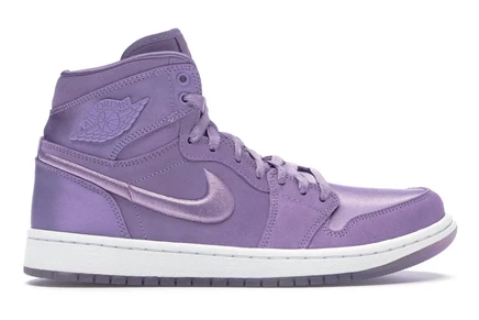 Женские кроссовки Jordan 1 Retro High Season Of Her, орхидейные/белые