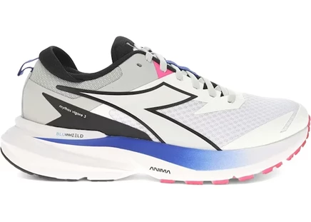 Мужские кроссовки Diadora Mythos, бело-черно-серебристые