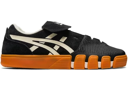 Мужские кроссовки asics gel-flexkee pro, черно-бежевые