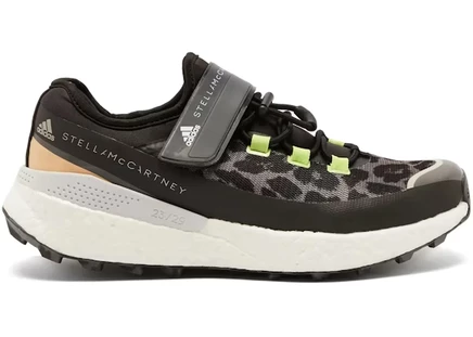 Женские кроссовки Adidas Outdoor Boost, черно-леопардовые