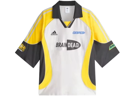 Мужская джерси Adidas x Brain Dead, серебристая