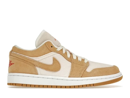 Женские кроссовки Jordan 1 Low SE Twine Orange, коричневые