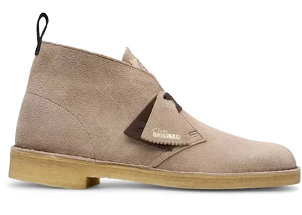 Мужские ботинки Clarks Desert Boot, серо-коричневые