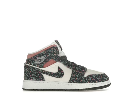 Детские кроссовки Jordan 1 Mid SE Floral