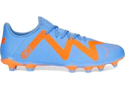 Футбольные бутсы Puma Future Play FG/AG, сине-бело-оранжевые