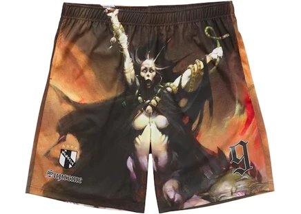 Мужские шорты Supreme Frazetta Soccer, Woman With Scythe