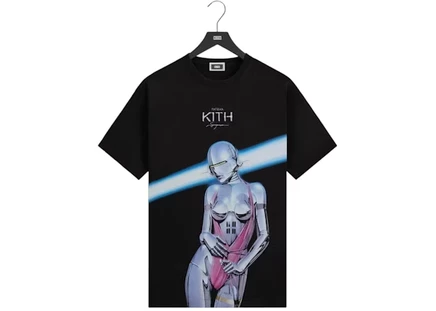 Мужская футболка Kith x Nanzuka «Sexy Robot», черная
