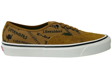 Мужские кеды Vans Authentic 44 DX Liberaiders, оливково-коричневые/белые