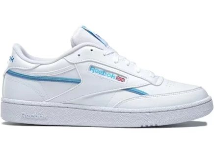 Мужские кроссовки Reebok Club C 85 Vegan, бело-голубые
