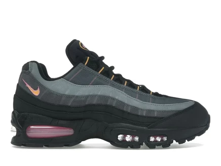 Мужские кроссовки Nike Air Max 95 Big Bubble, чёрно-розовые