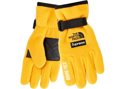 Унисекс перчатки Supreme RTG флисовые, золотистые