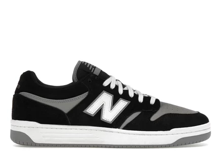 New Balance 480 Black Grey black/grey