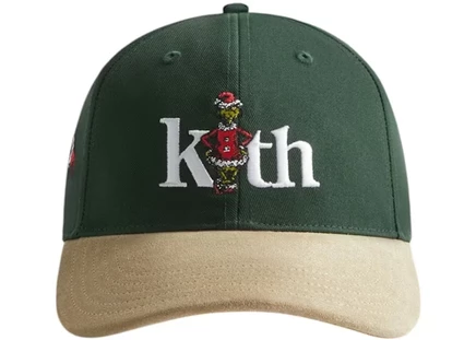 Мужская кепка Kith x The Grinch Aaron с замшевым козырьком, Stadium