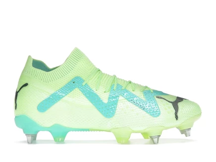 Мужские бутсы Puma Future Ultimate MxSG, желто-черно-мятные
