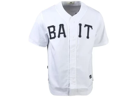 Мужская бейсбольная джерси BAIT Sluggers, бело-синяя
