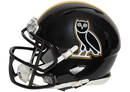 Мужской мини-шлем Riddell OVO x NFL Pittsburgh Steelers, черный