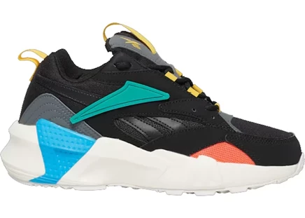Женские кроссовки Reebok Aztrek Double, чёрно-бирюзовые