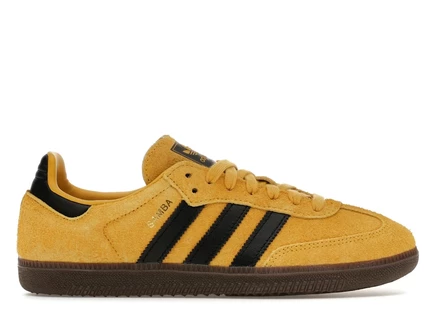 Мужские кроссовки Adidas Samba OG EQT, желто-черные